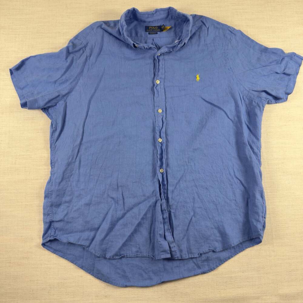 Polo Ralph Lauren Classic Fit Short Sleeve Linen Shirt